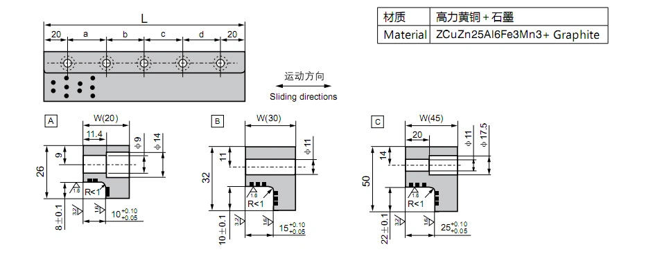 Bronze Plate with Solid Lubricating Custom Made Bearing Bush Bronze Bushing