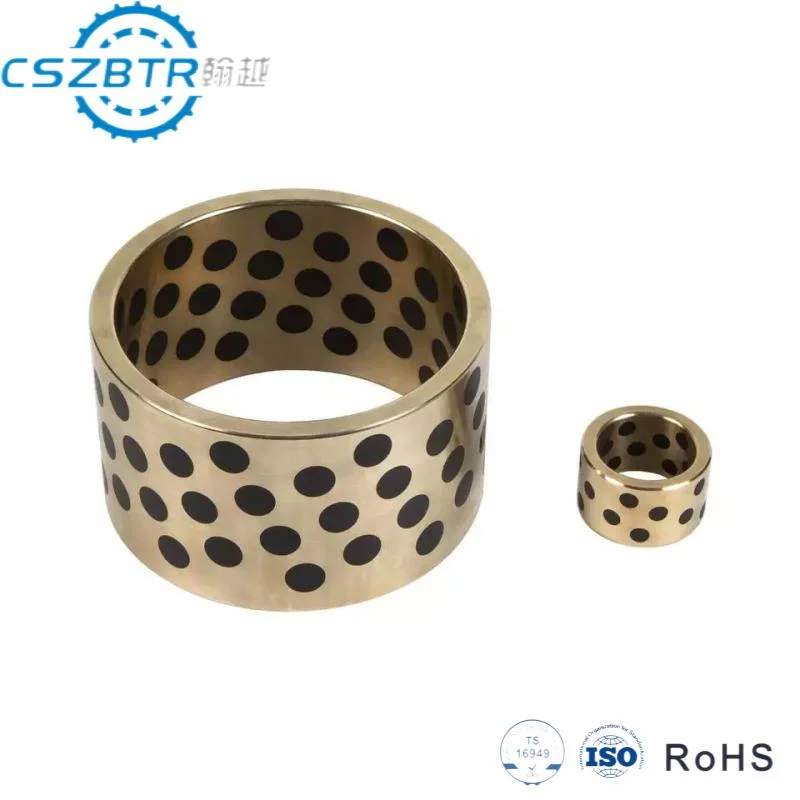 19.5*24.5*60 Bronze Bearing Bushing with Solid Lubricating Bearing Bushing Oilless Bearing