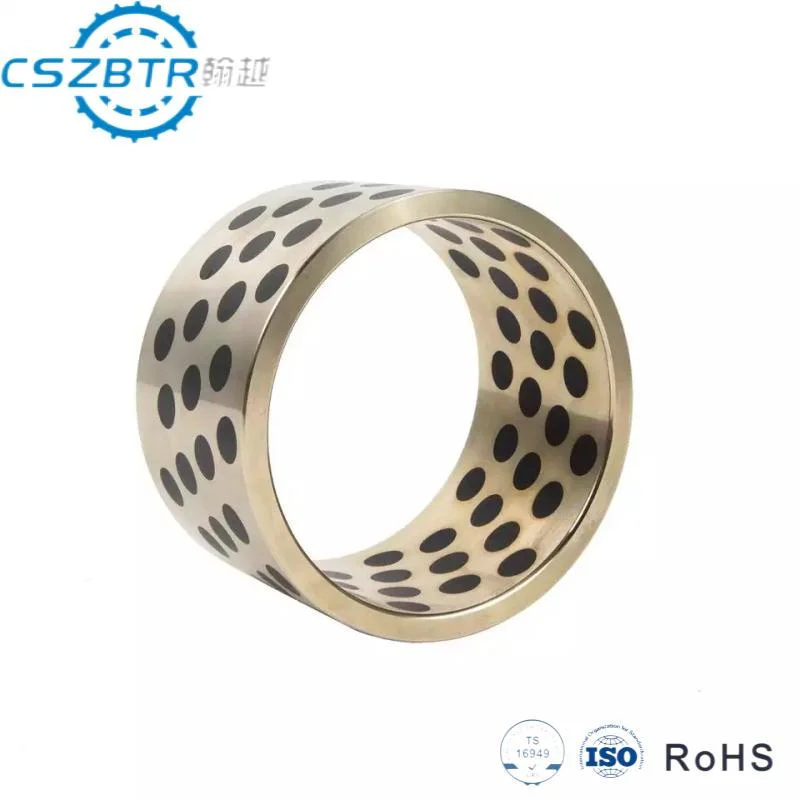 19.5*24.5*60 Bronze Bearing Bushing with Solid Lubricating Bearing Bushing Oilless Bearing