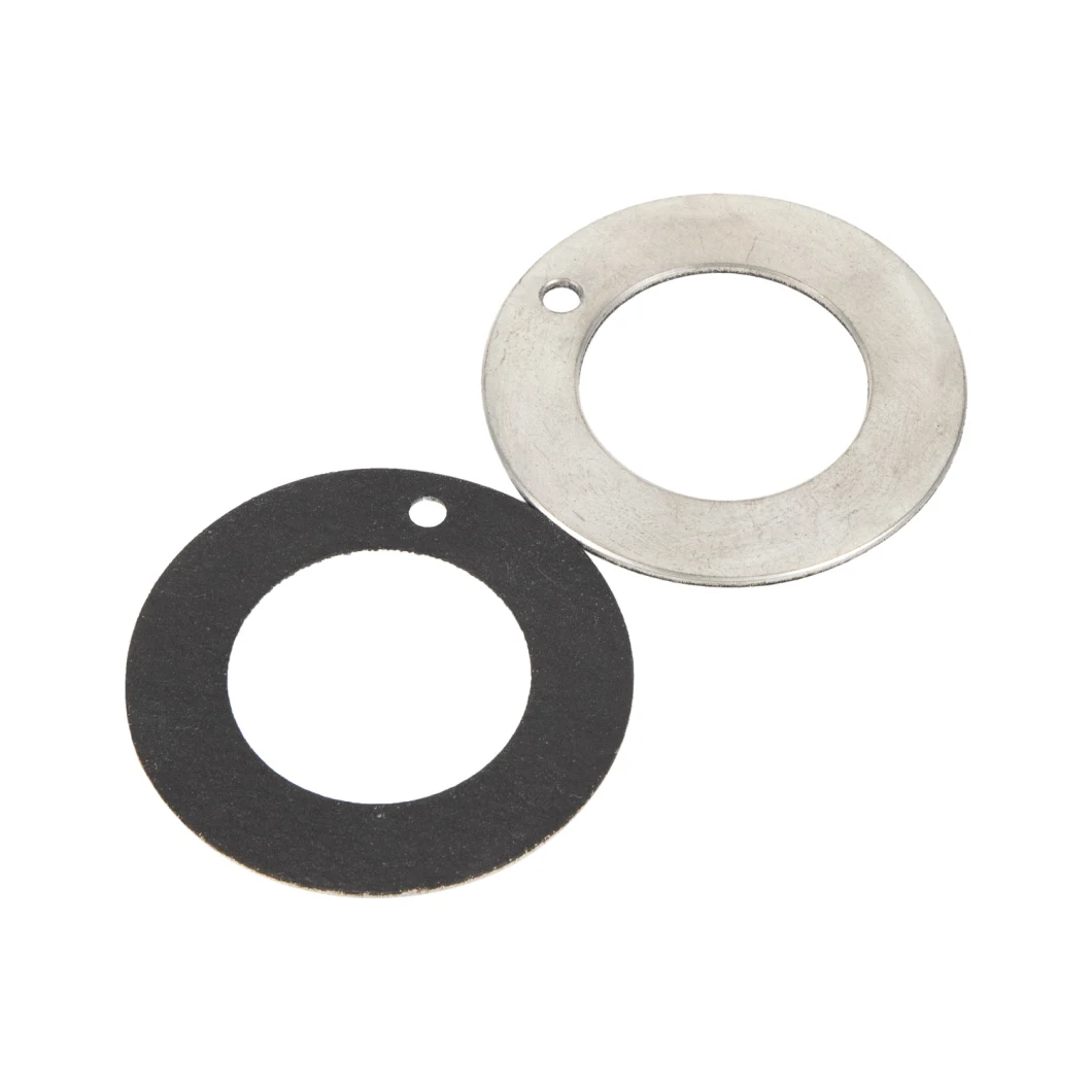 PTFE Self Lubricating Low Friction Oilless Thrust Washer Coated DU Flanged Washer